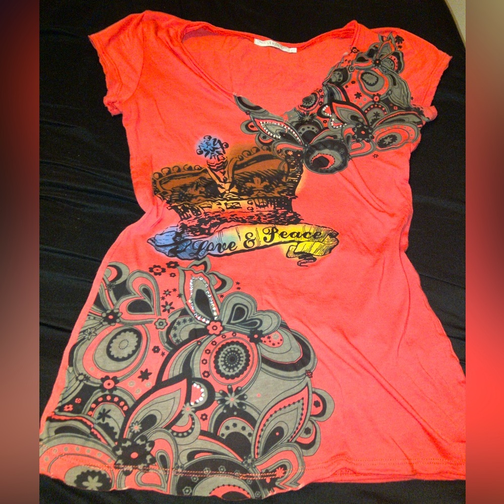 Y2K Vintage bedazzled T-Shirt